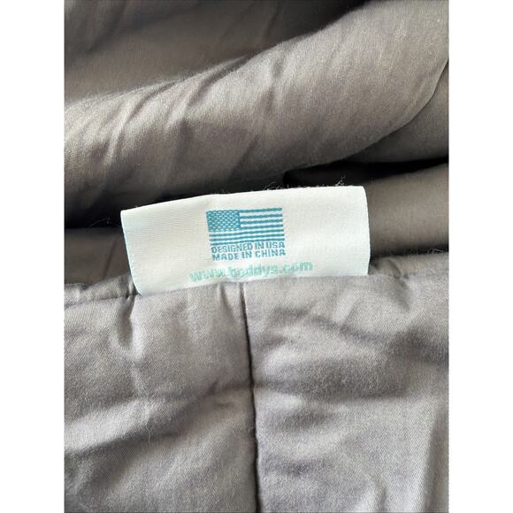 Beddy’s Twin Modern Gray Minky Zipper Bedding Set Comforter Dorm RV CLEAN - Picture 6 of 9